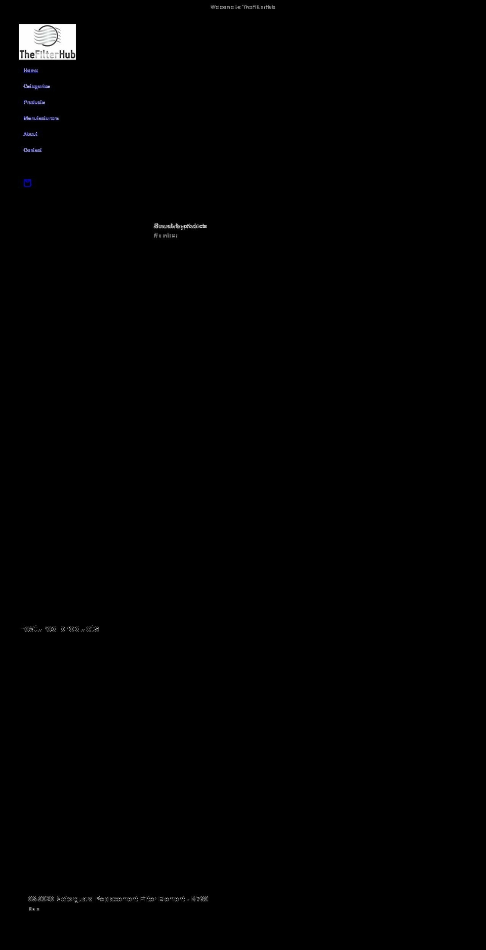 thefilterhub.com shopify website screenshot