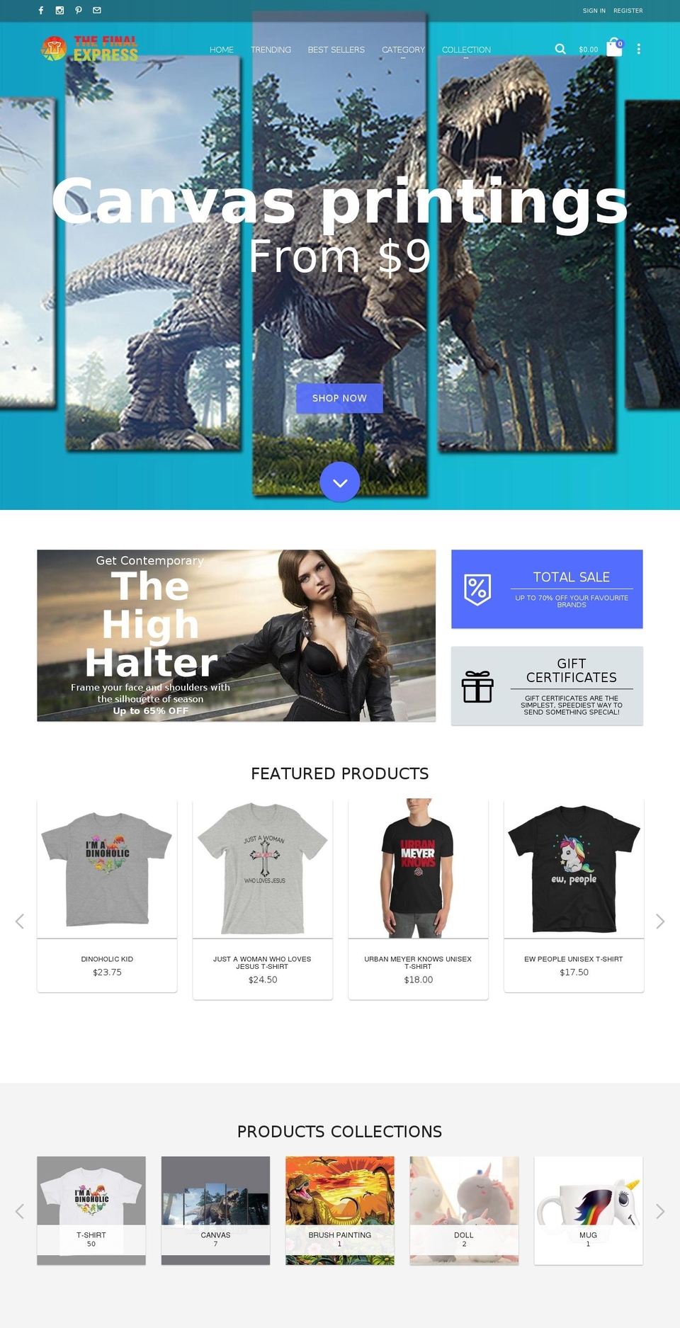 welldone-v1-6-4 Shopify theme site example thefinalexpress.com