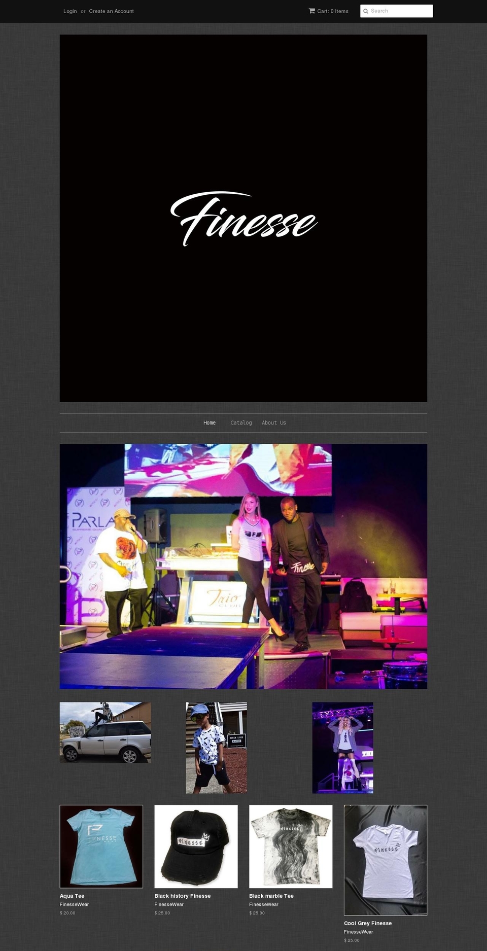 thefinessewear.com shopify website screenshot