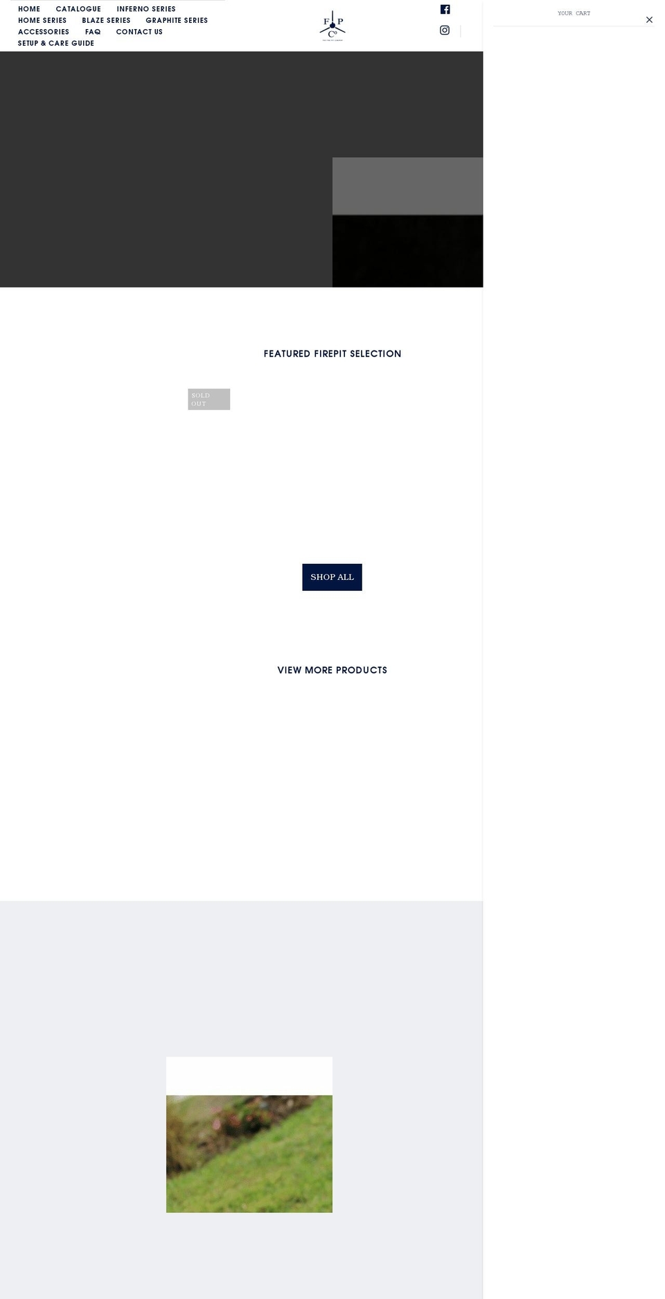 thefirepitco.com.au shopify website screenshot