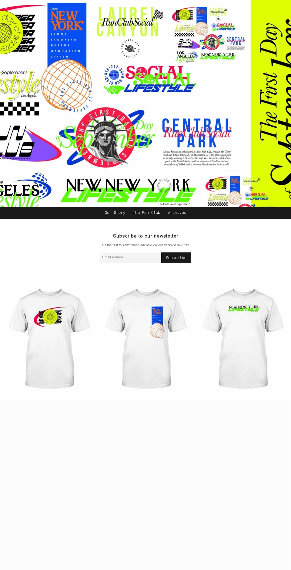 thefirstdayofseptember.com shopify website screenshot