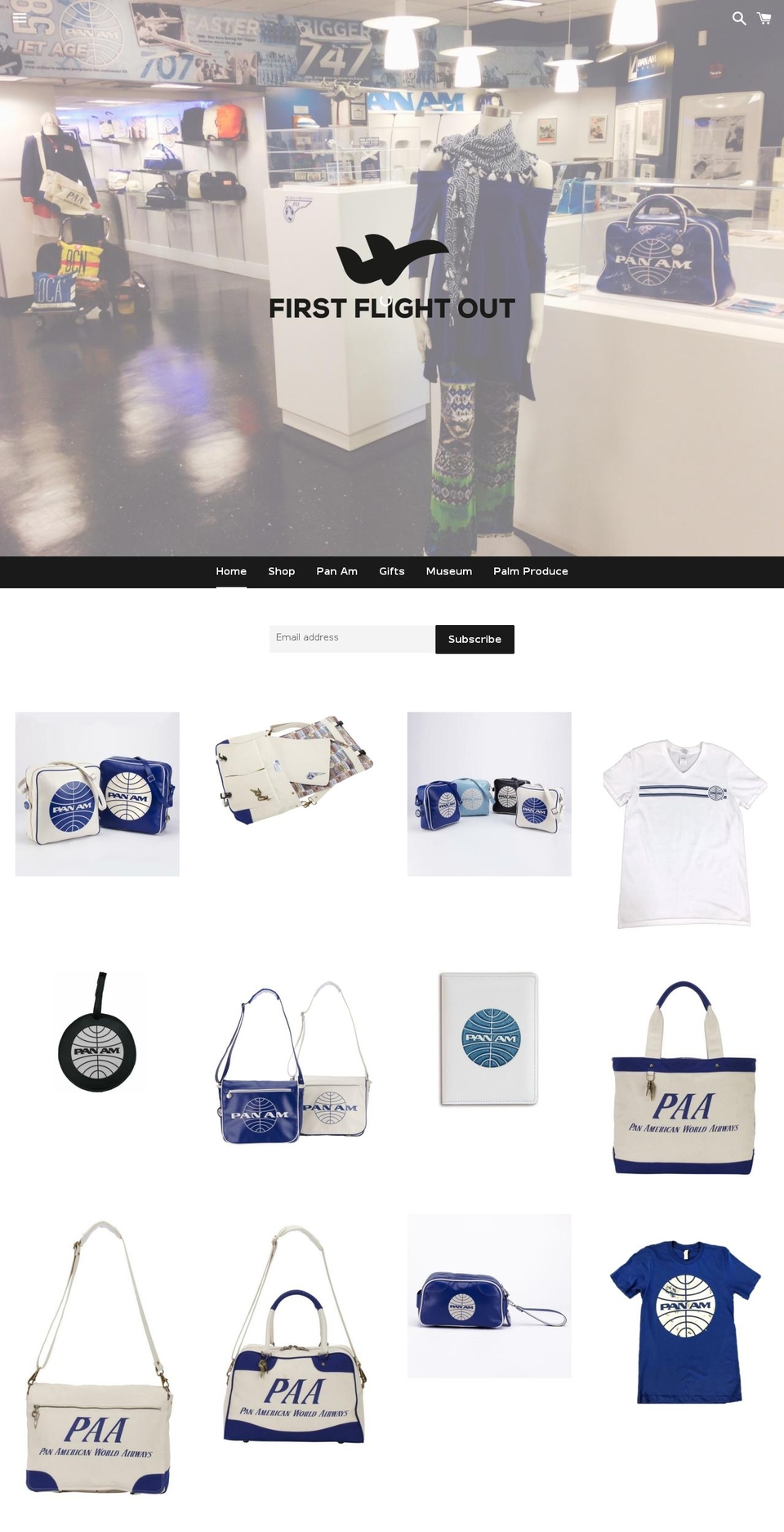 thefirstflightout.com shopify website screenshot