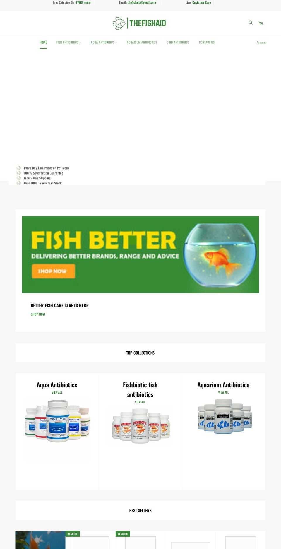 thefishaid.com shopify website screenshot
