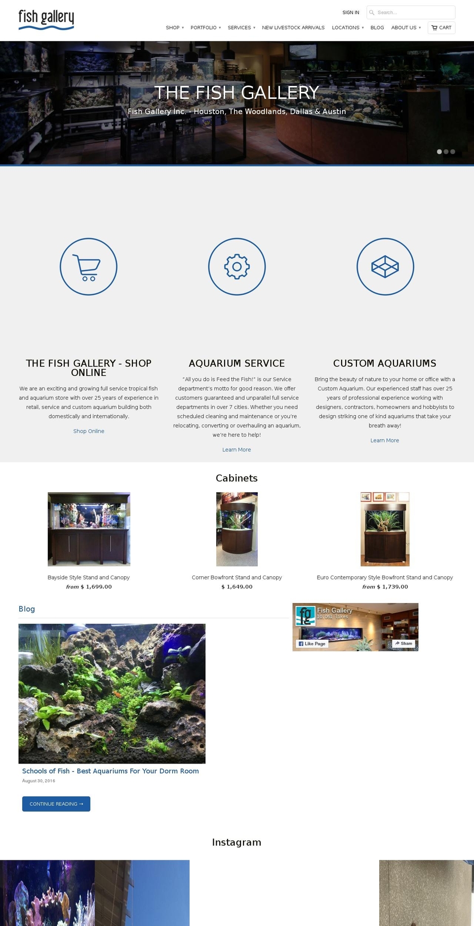 thefishgallerykids.com shopify website screenshot