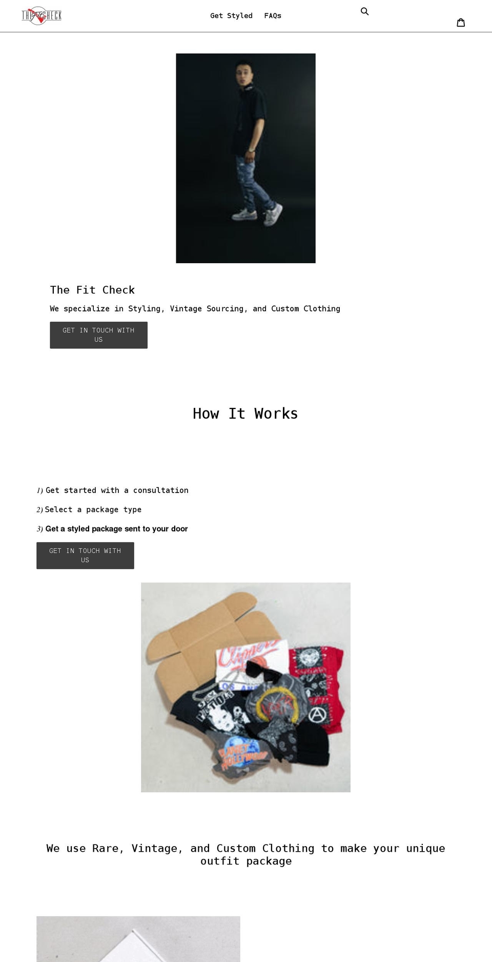 thefitcheck.com shopify website screenshot