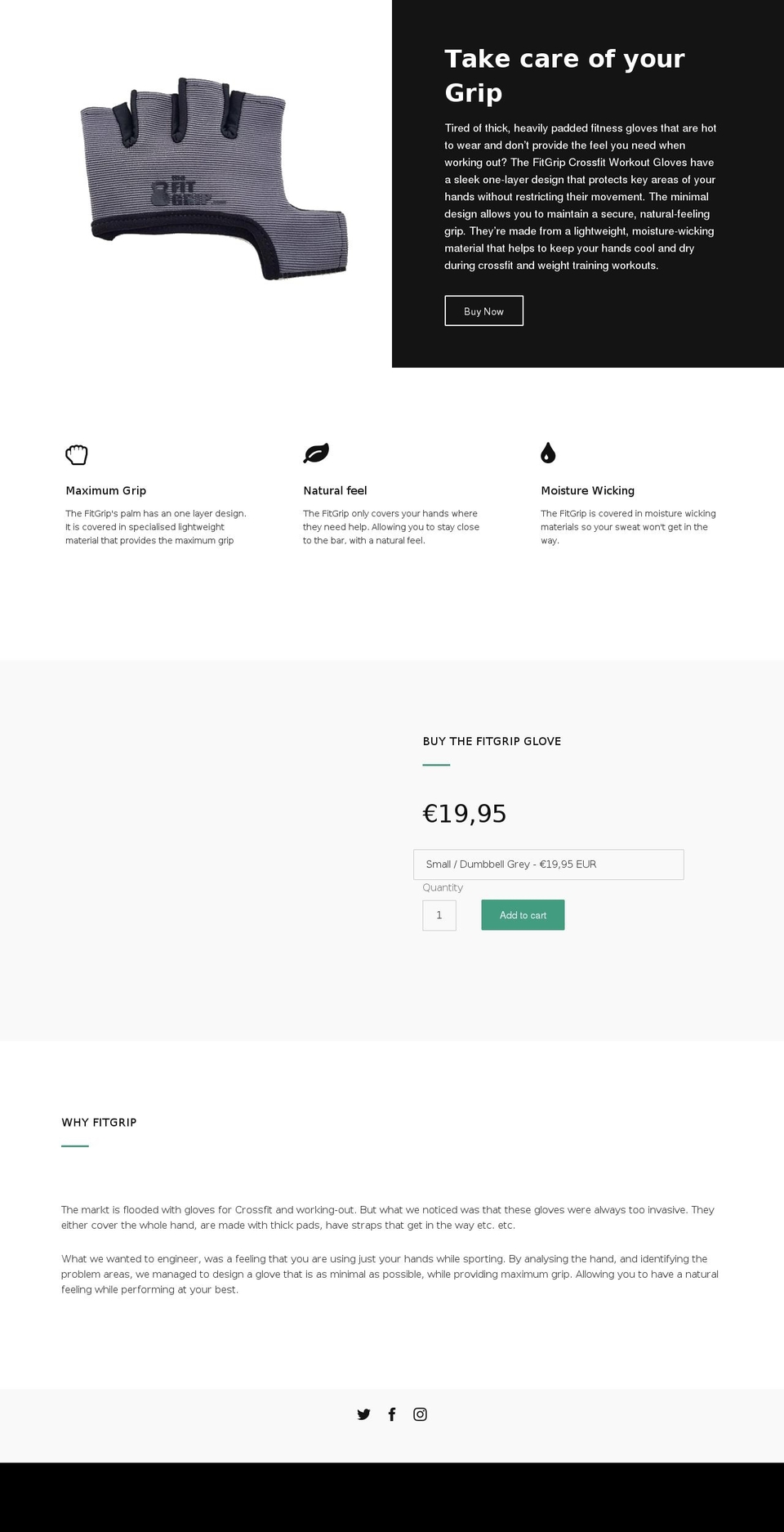thefitgrip.com — Shopify storefront screenshot