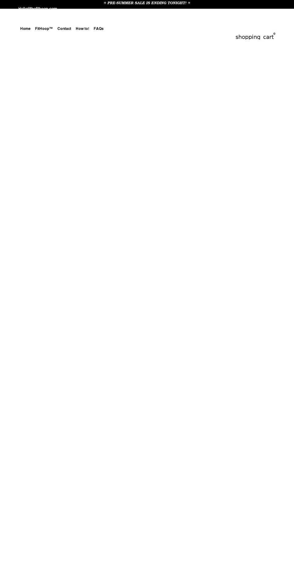 thefithoop.com shopify website screenshot