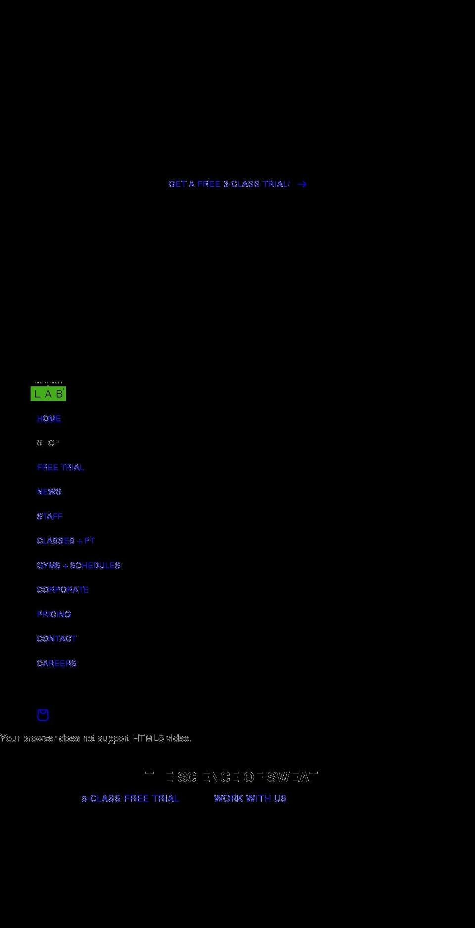 thefitnesslabottawa.com shopify website screenshot