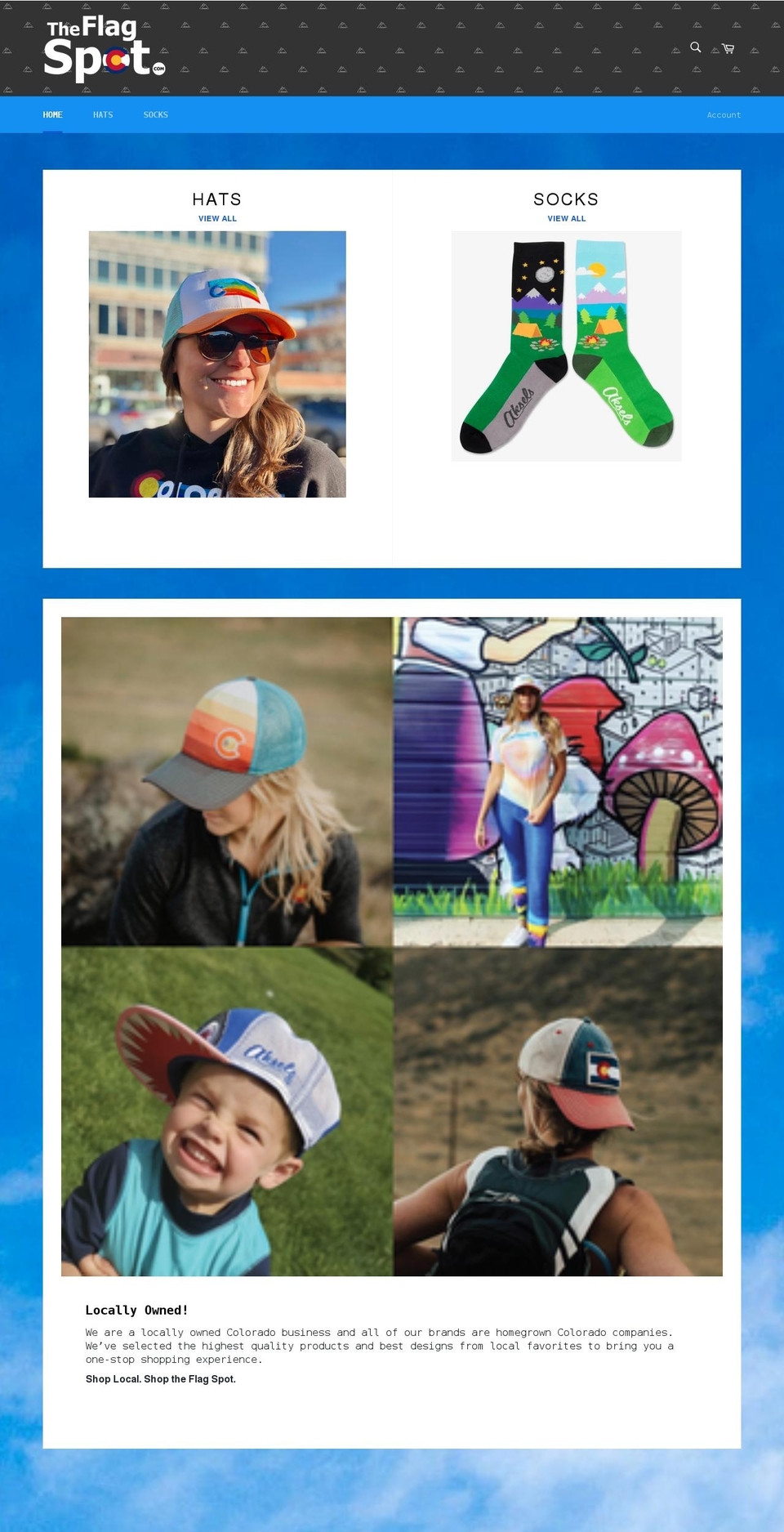 theflagspot.com shopify website screenshot