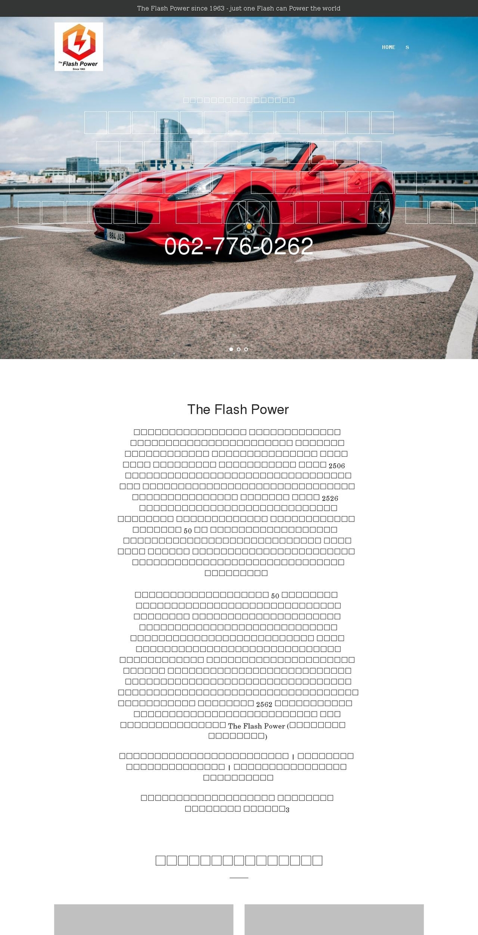 theflashpower.com shopify website screenshot