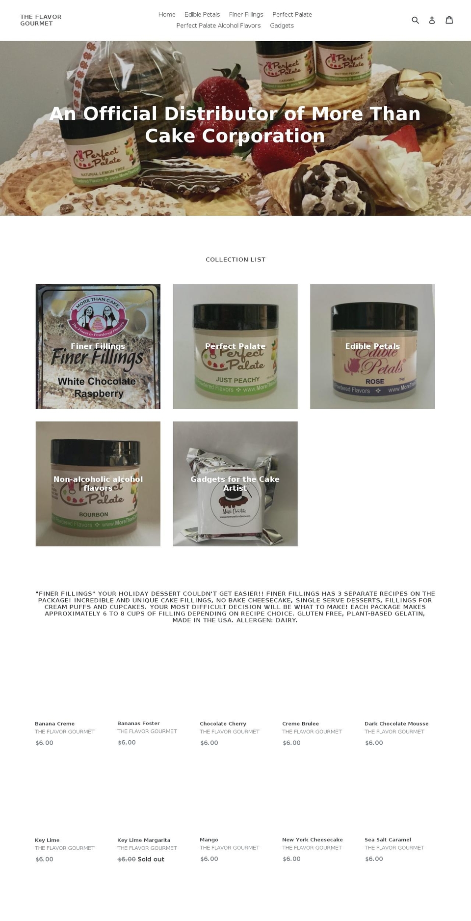 theflavorgourmet.com — Shopify storefront screenshot