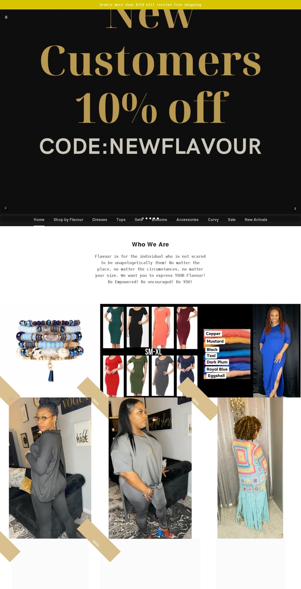 theflavourboutique.com shopify website screenshot