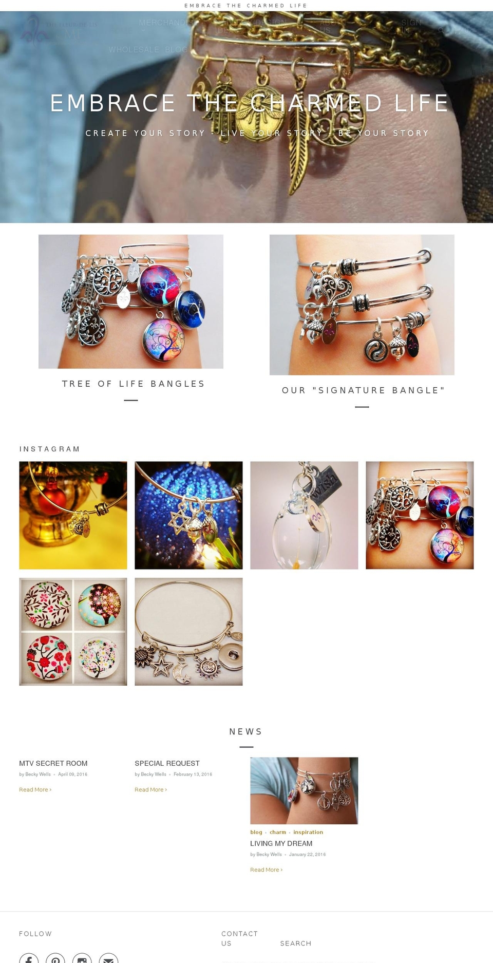 thefleurdelisandme.com shopify website screenshot