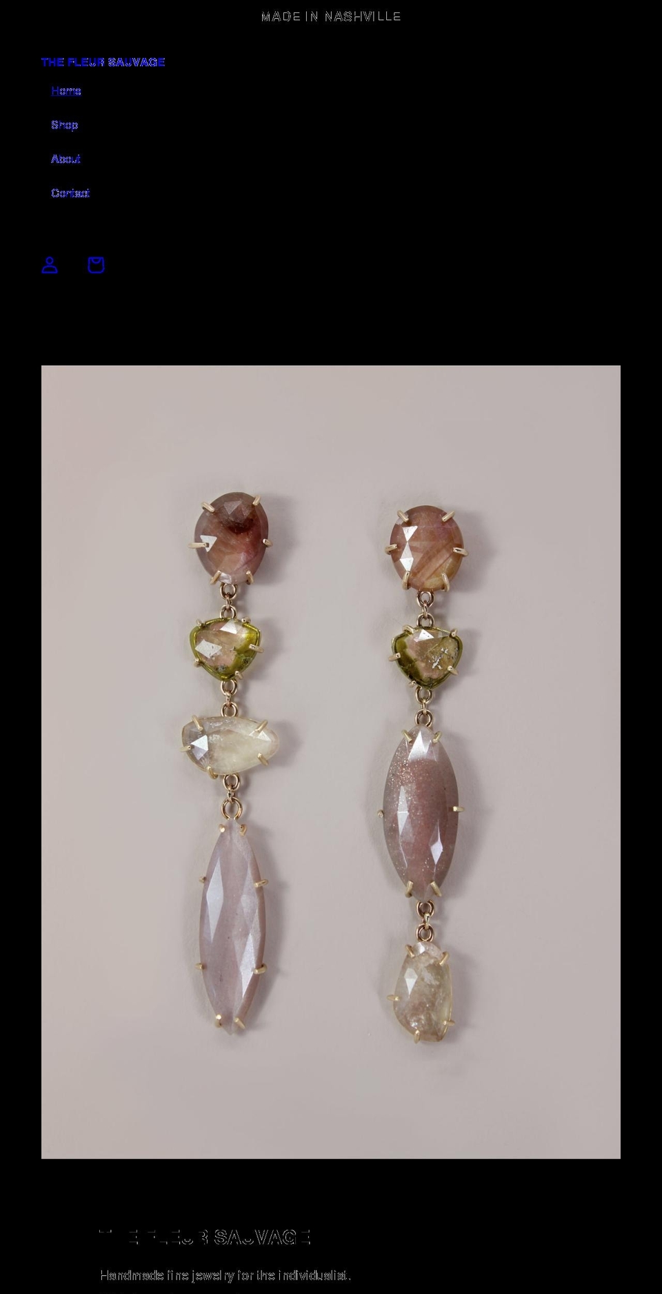 thefleursauvage.com shopify website screenshot