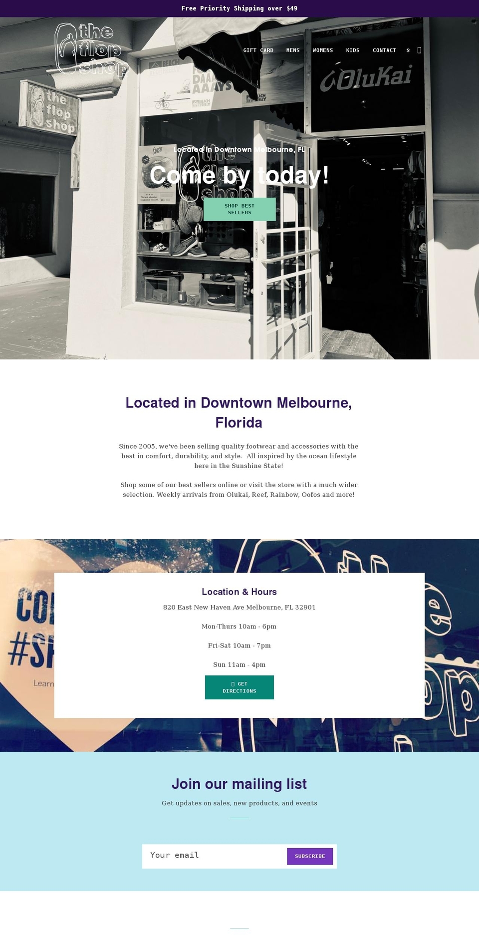 theflopshop.com shopify website screenshot