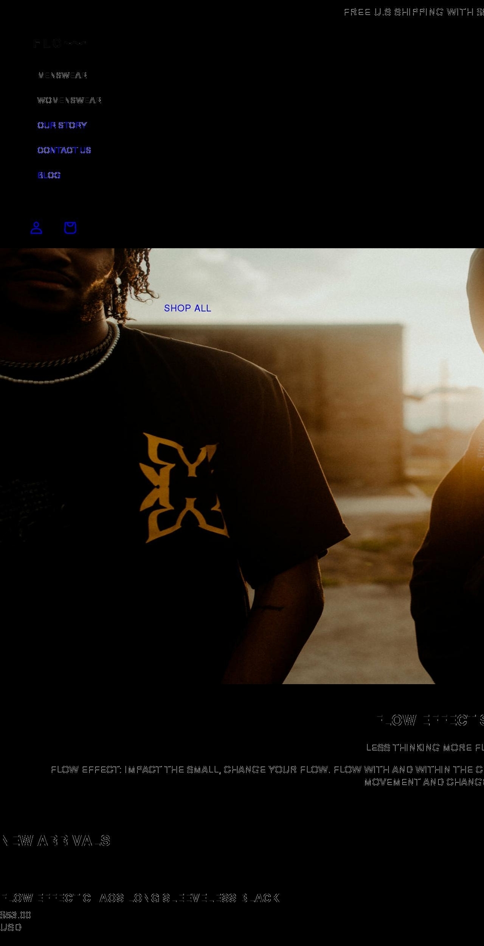 theflowtrib3.com shopify website screenshot