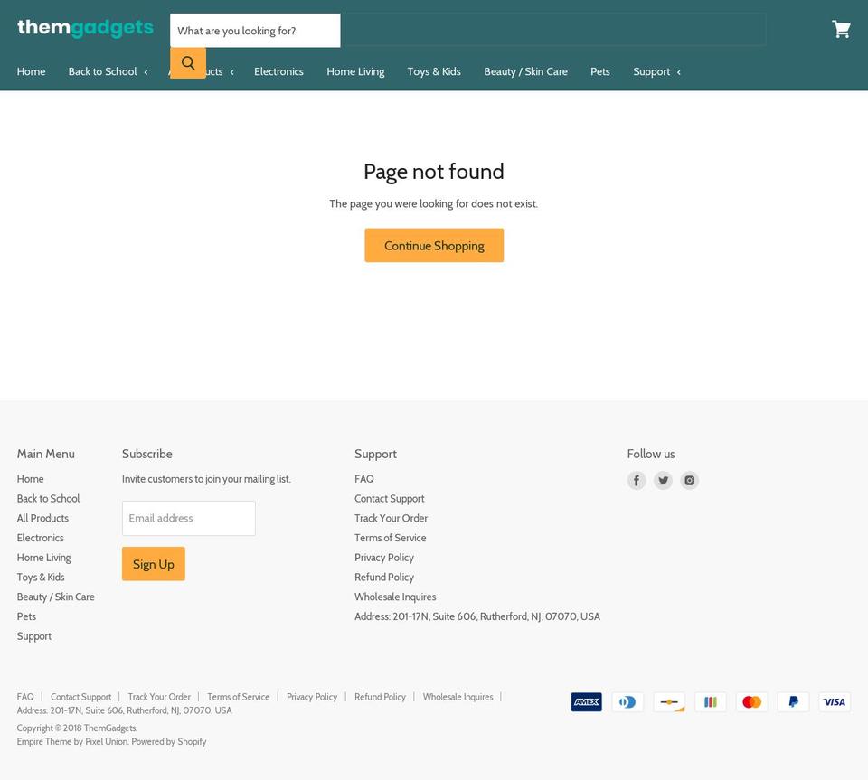 thefoammask.com — Shopify storefront screenshot