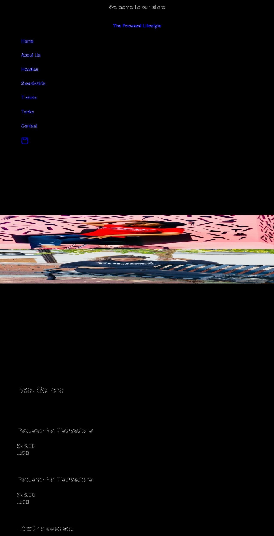 thefocusedlifestyle.com shopify website screenshot