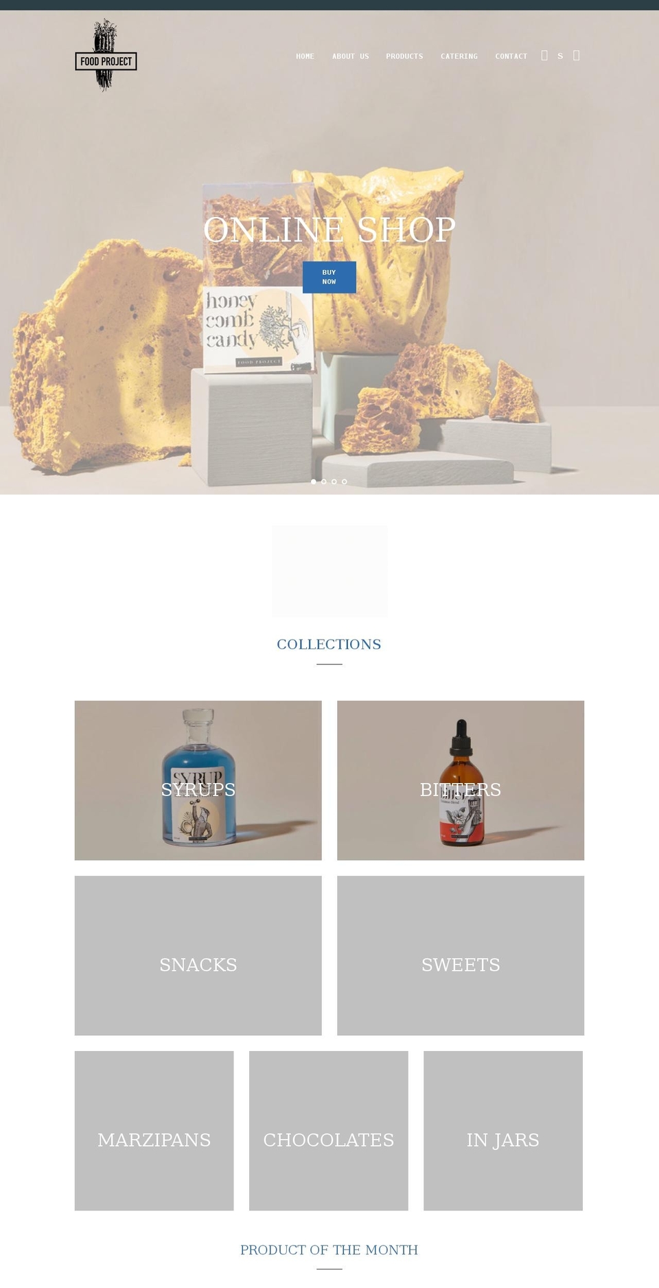 thefood-project.com shopify website screenshot