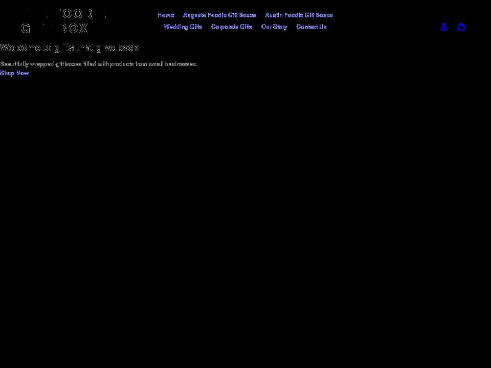 thefoodiegiftbox.com shopify website screenshot