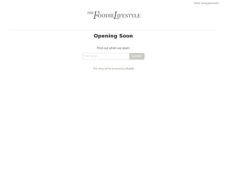 Cypress Shopify theme site example thefoodielifestyle.com