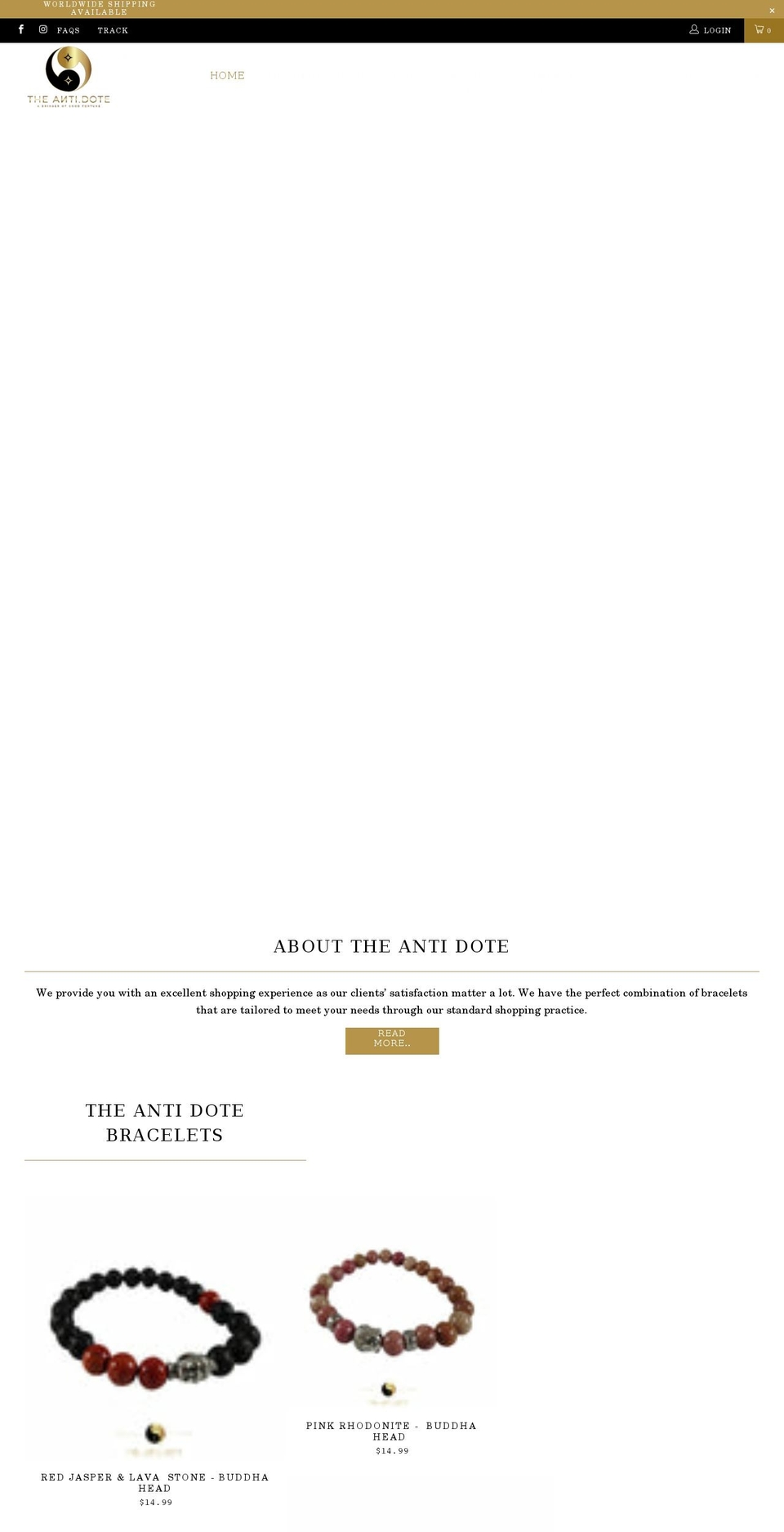thefortuneantidote.com shopify website screenshot