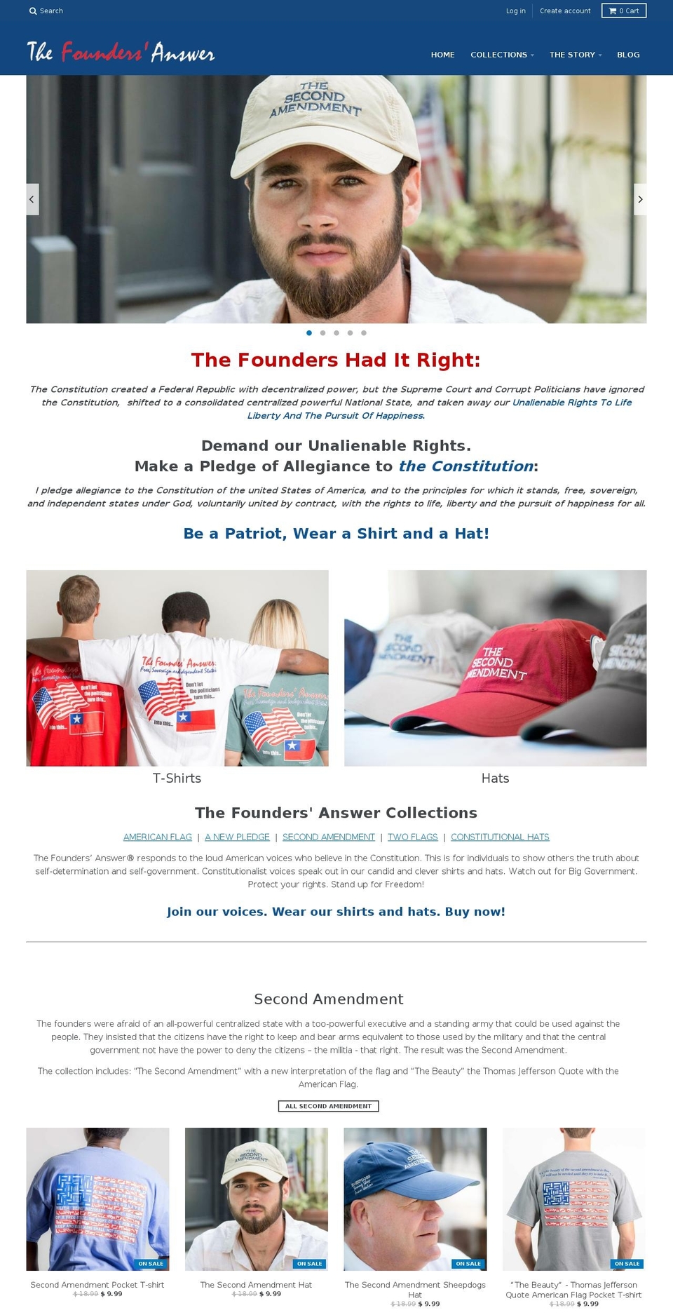 thefoundersanswer.com — Shopify storefront screenshot