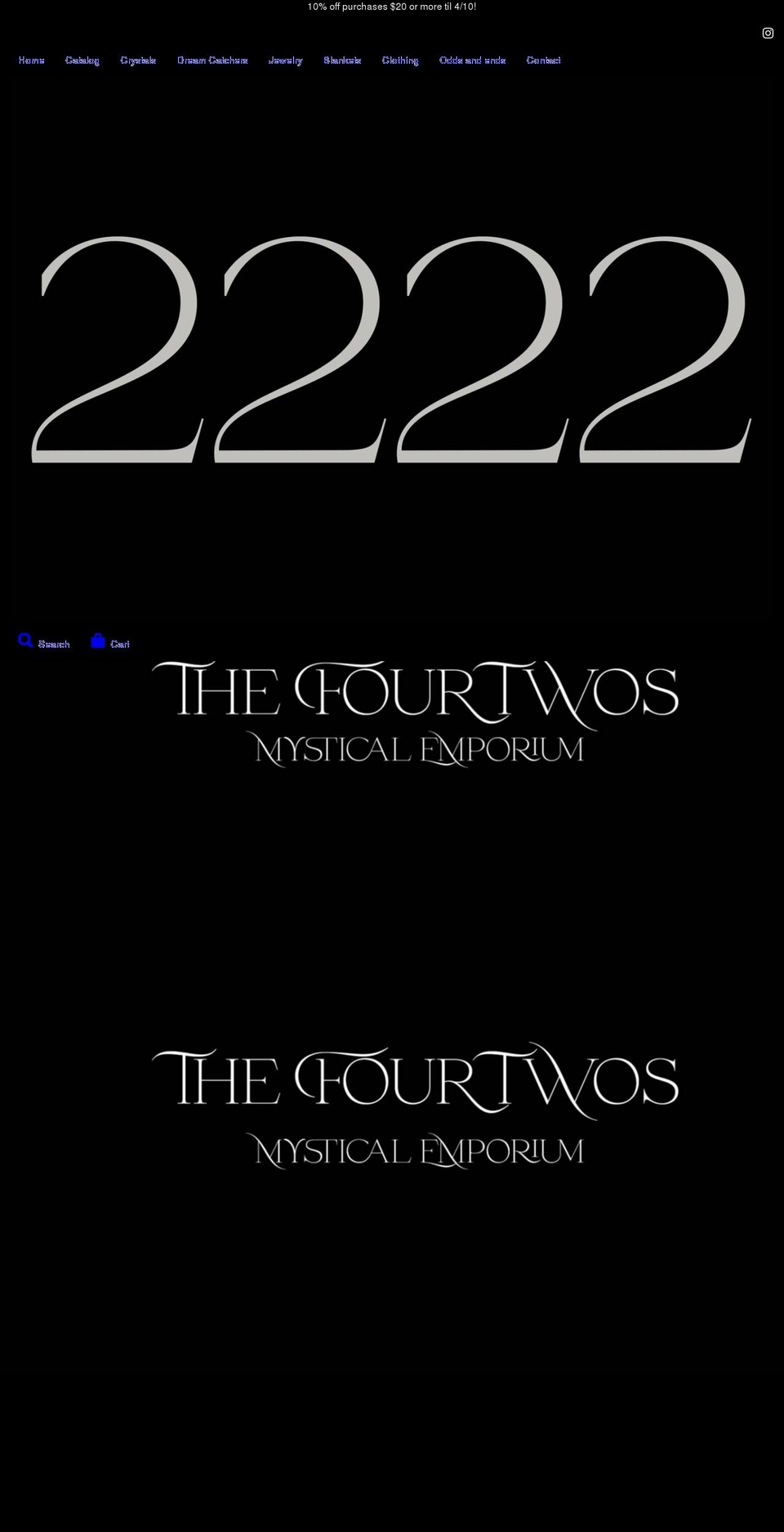 thefourtwos.com shopify website screenshot
