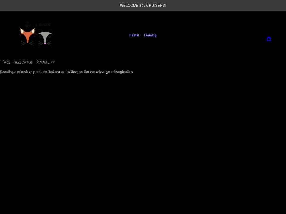 thefoxandpossum.com shopify website screenshot