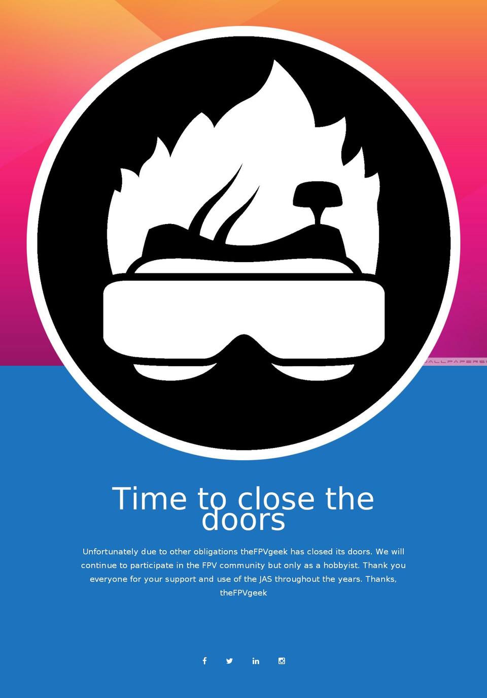 thefpvgeek.com — Shopify storefront screenshot