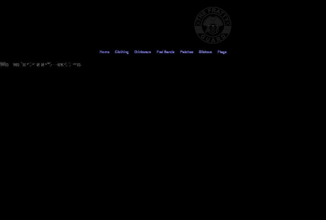 thefrattyguard.com shopify website screenshot