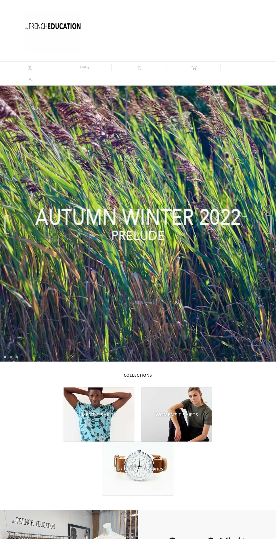 thefrencheducation.com shopify website screenshot