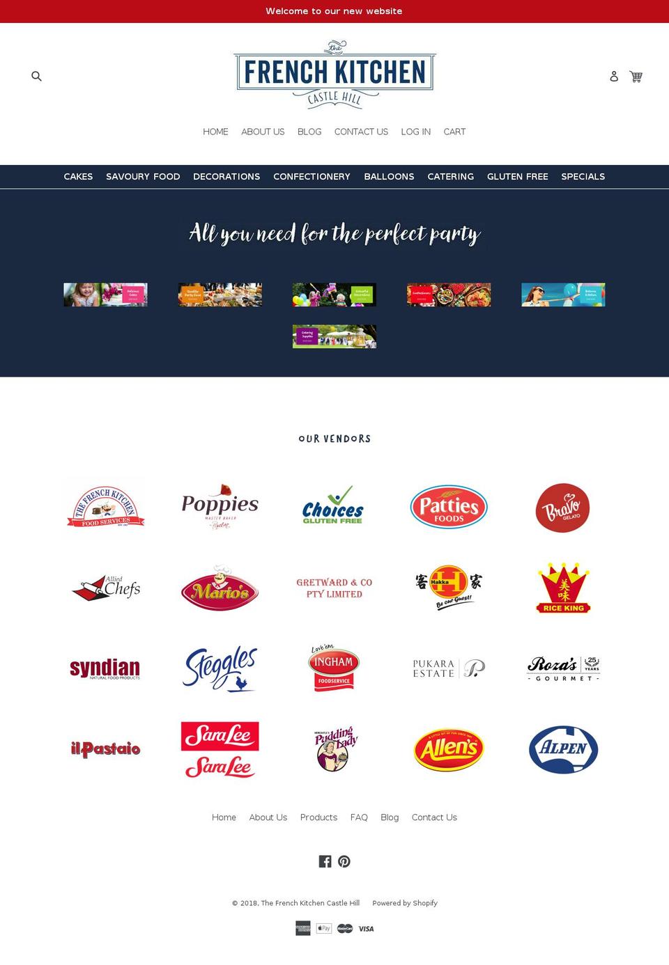 thefrenchkitchen.com.au shopify website screenshot