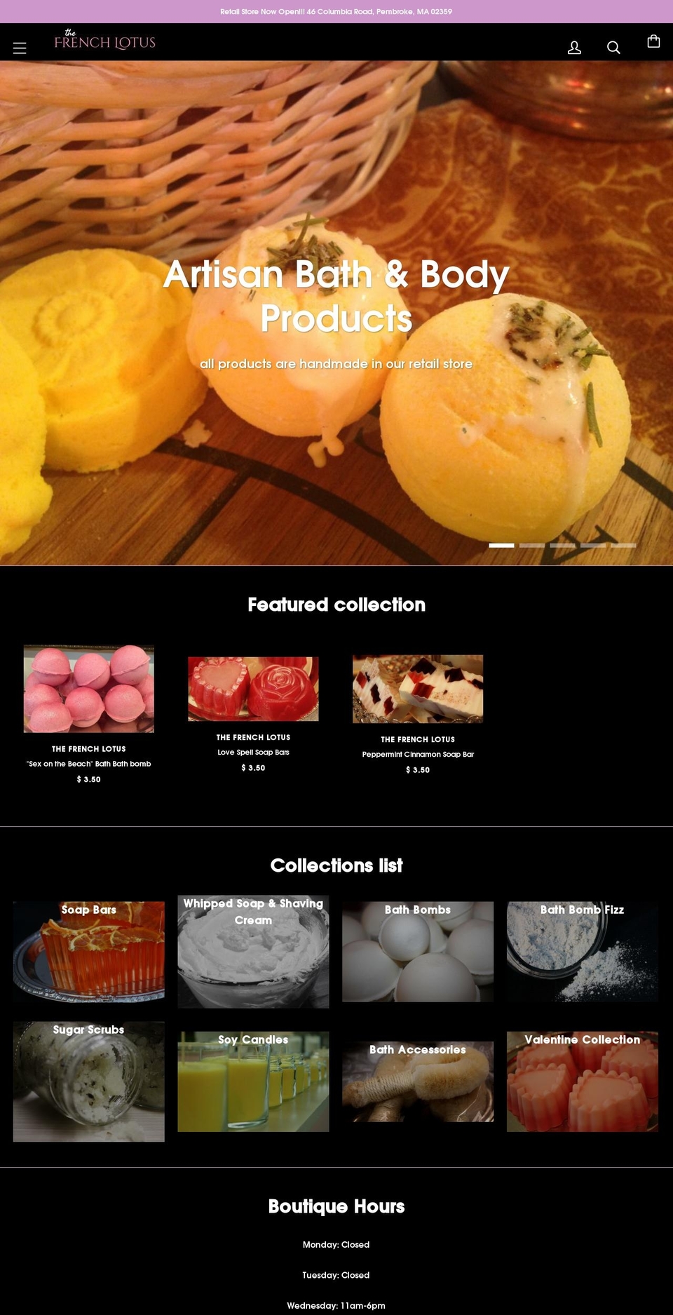 thefrenchlotus.com shopify website screenshot