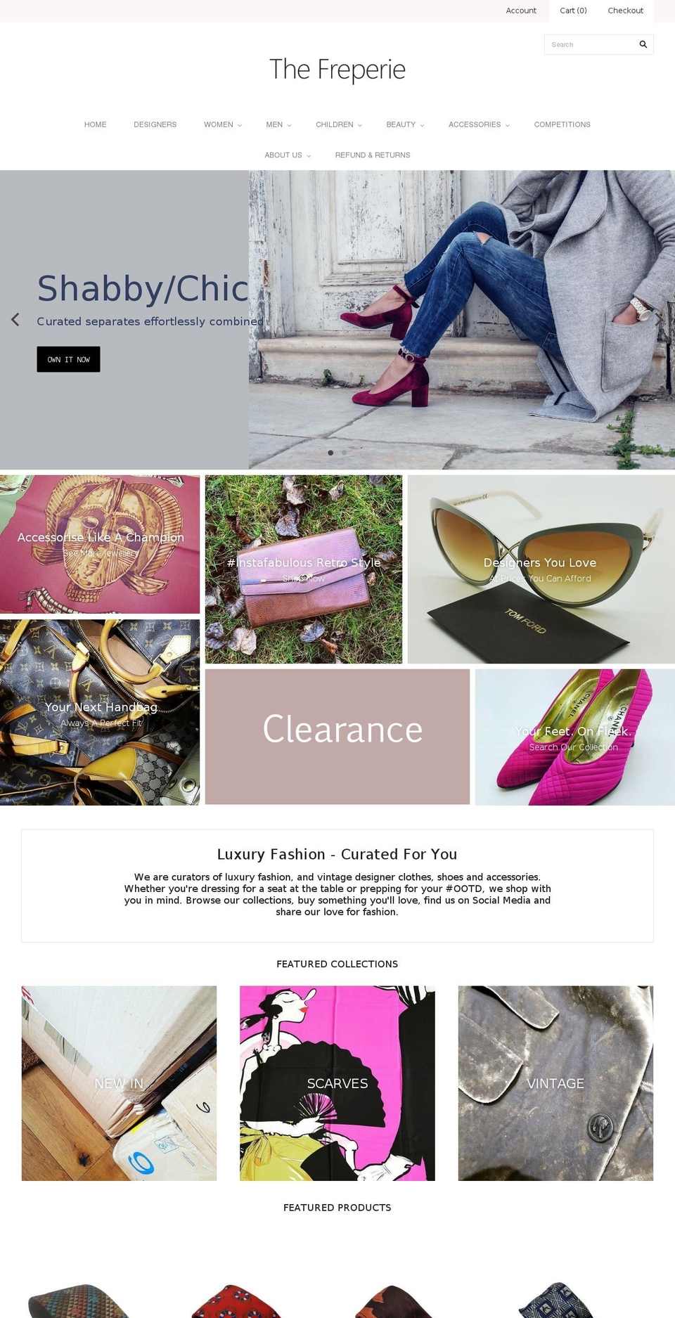 thefreperie.com shopify website screenshot