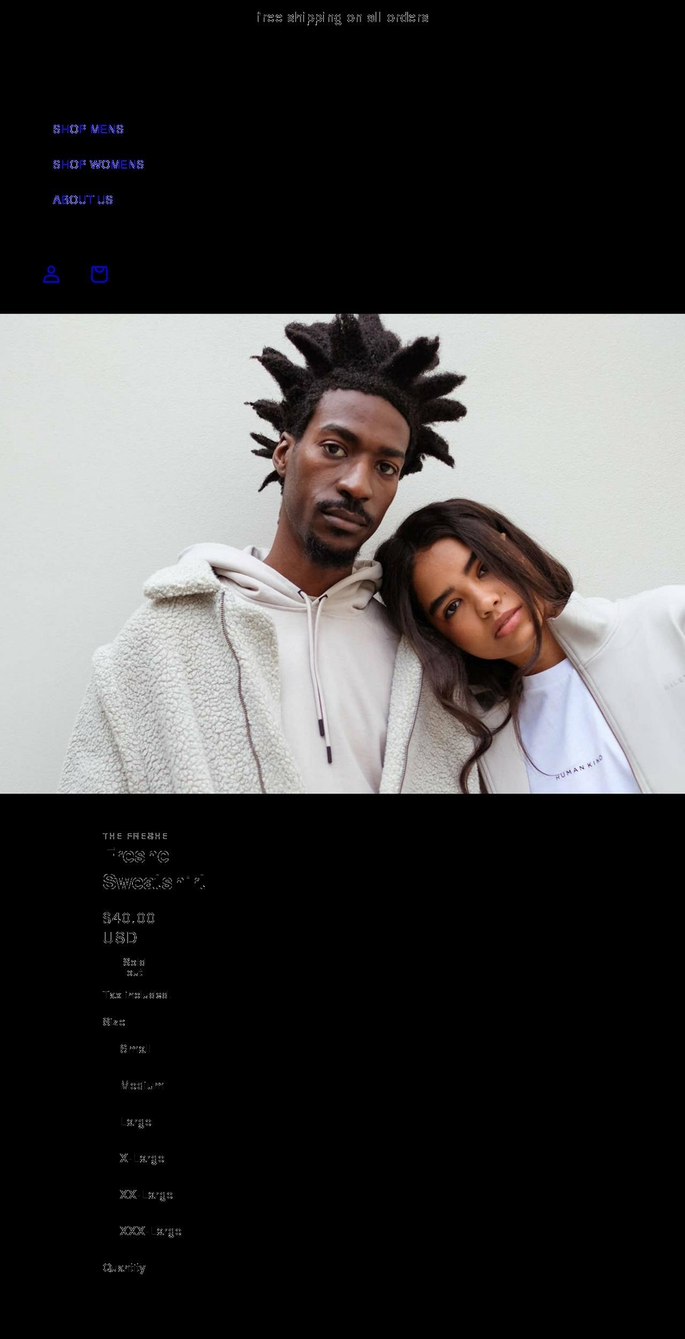 thefreshe.com shopify website screenshot