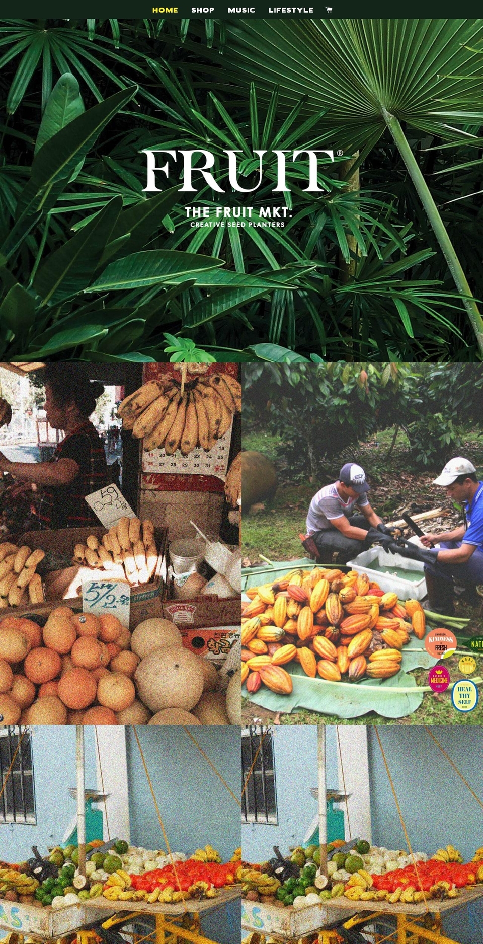 thefruitmkt.com shopify website screenshot