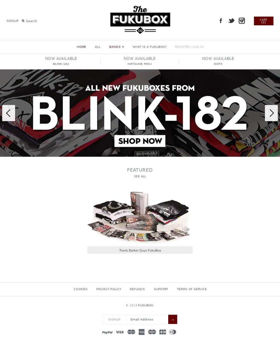 thefukuboxco.net shopify website screenshot