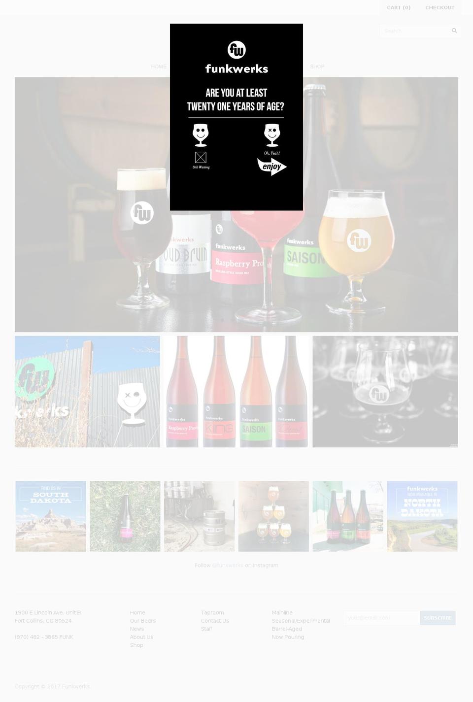 thefunkwerks.com shopify website screenshot