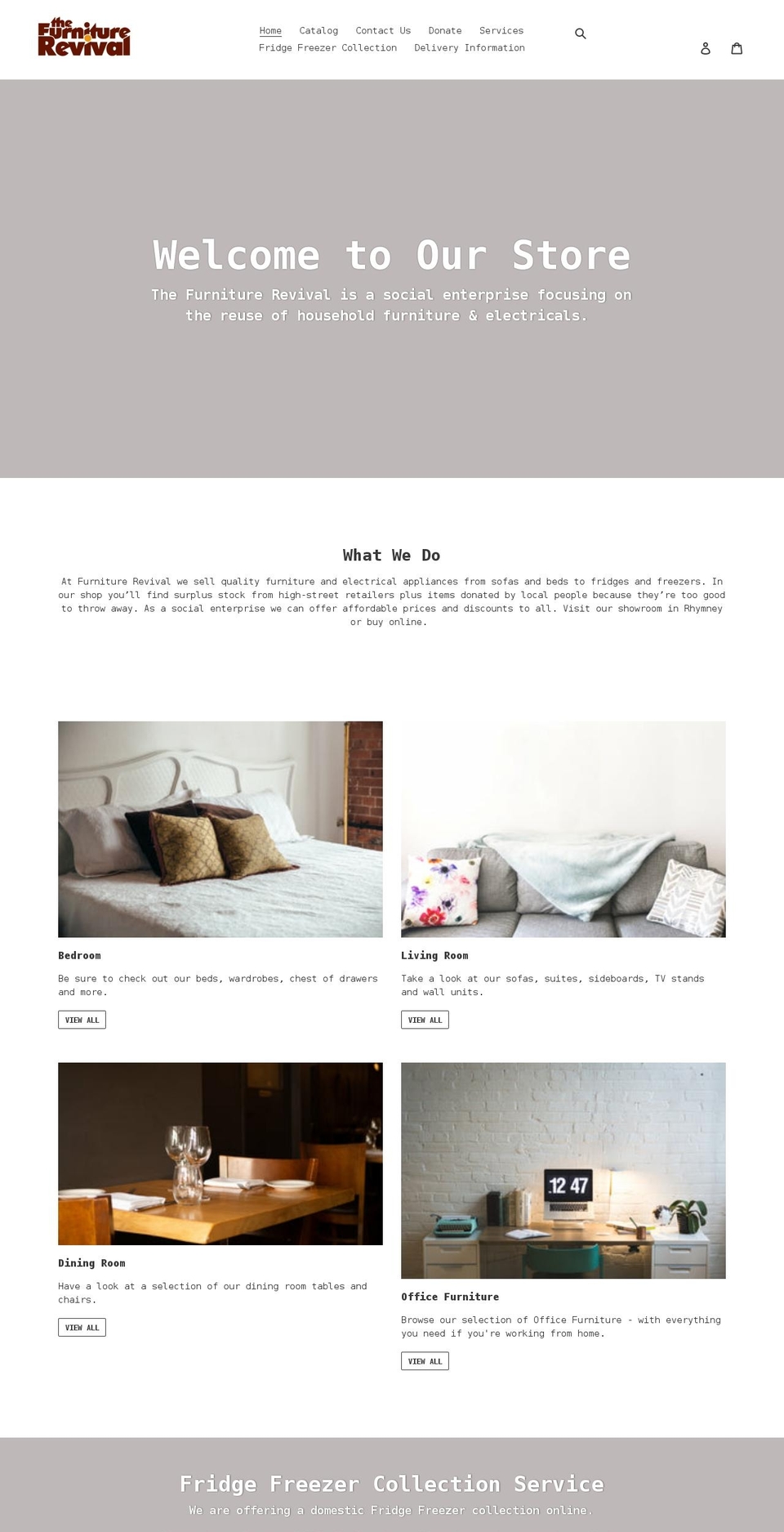 thefurniturerevival.co.uk shopify website screenshot