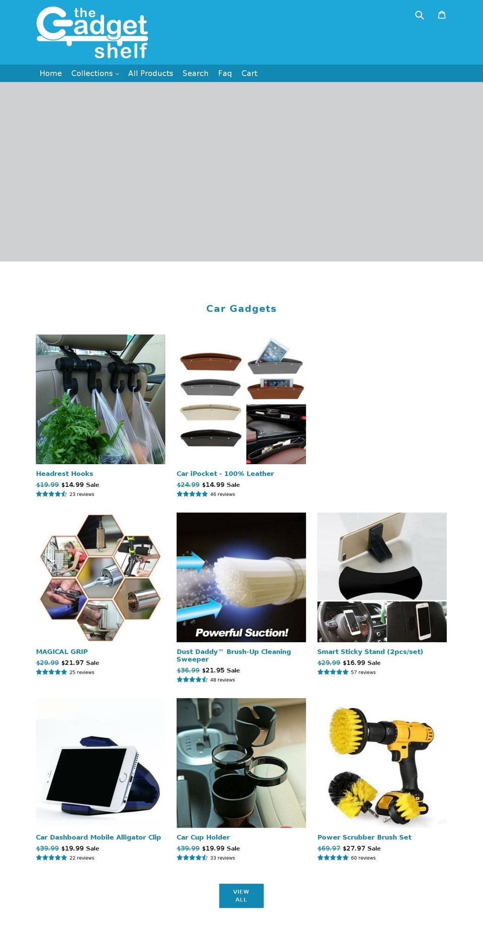 Gadget Shopify theme site example thegadgetshelf.com