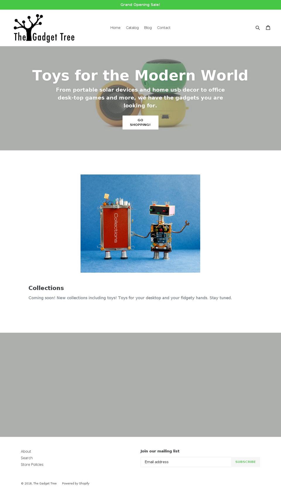 thegadgettree.com — Shopify storefront screenshot