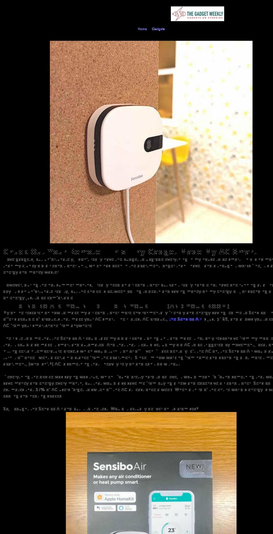 thegadgetweekly.com shopify website screenshot