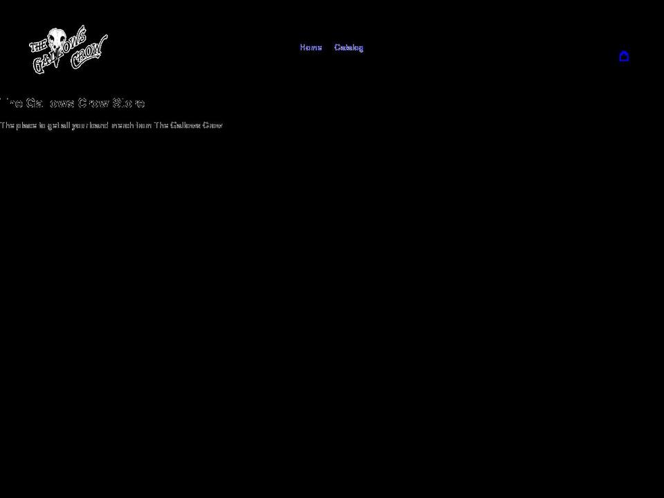 thegallowscrowmerch.com shopify website screenshot