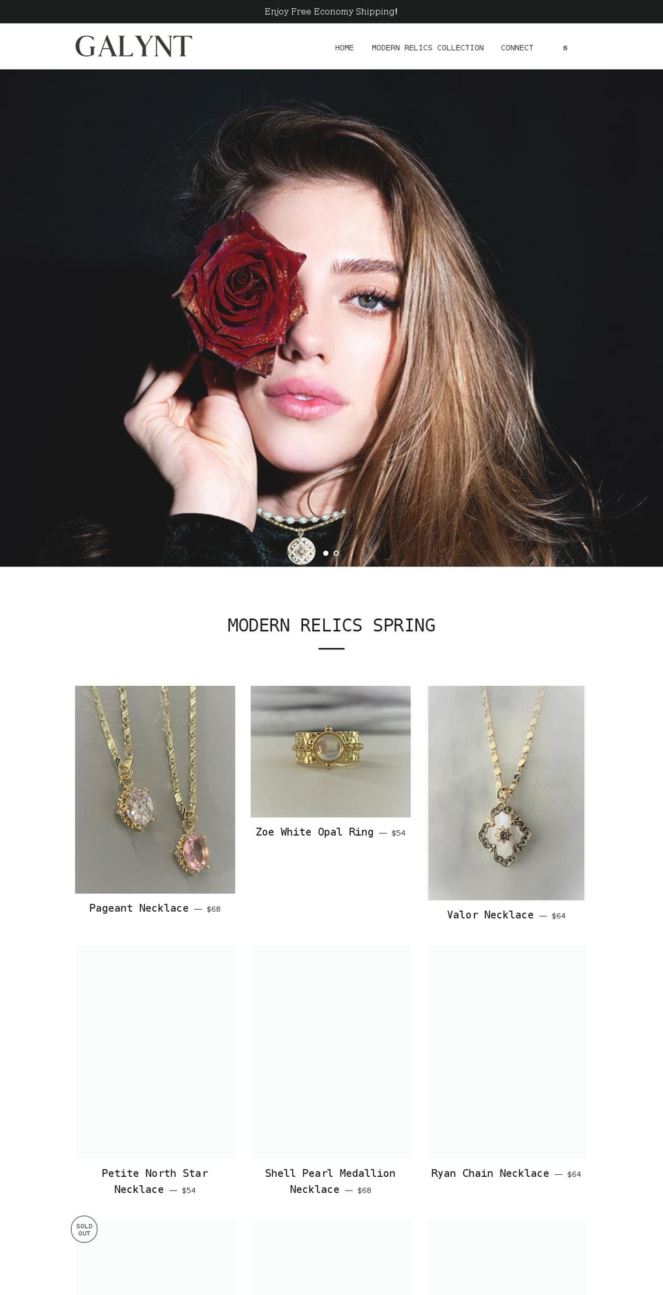 thegalynt.com shopify website screenshot