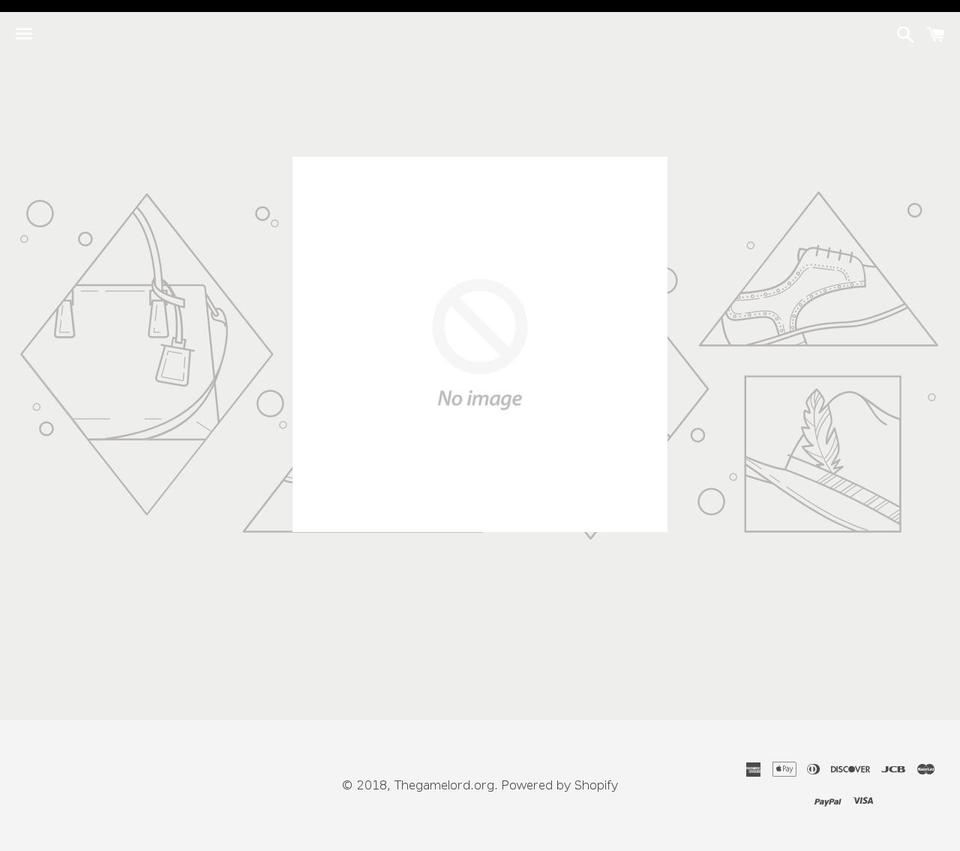 thegamelord.org shopify website screenshot