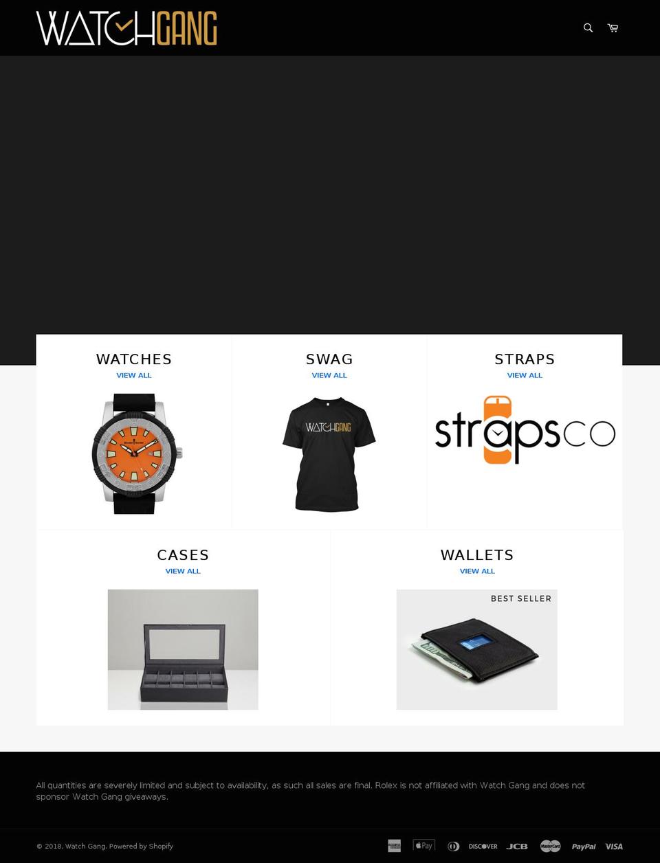 thegang.com shopify website screenshot