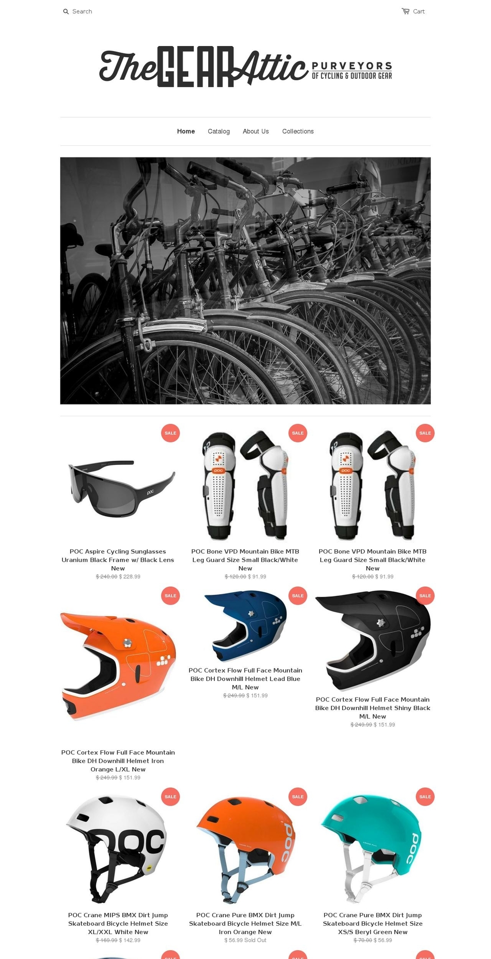 thegearattic.com shopify website screenshot