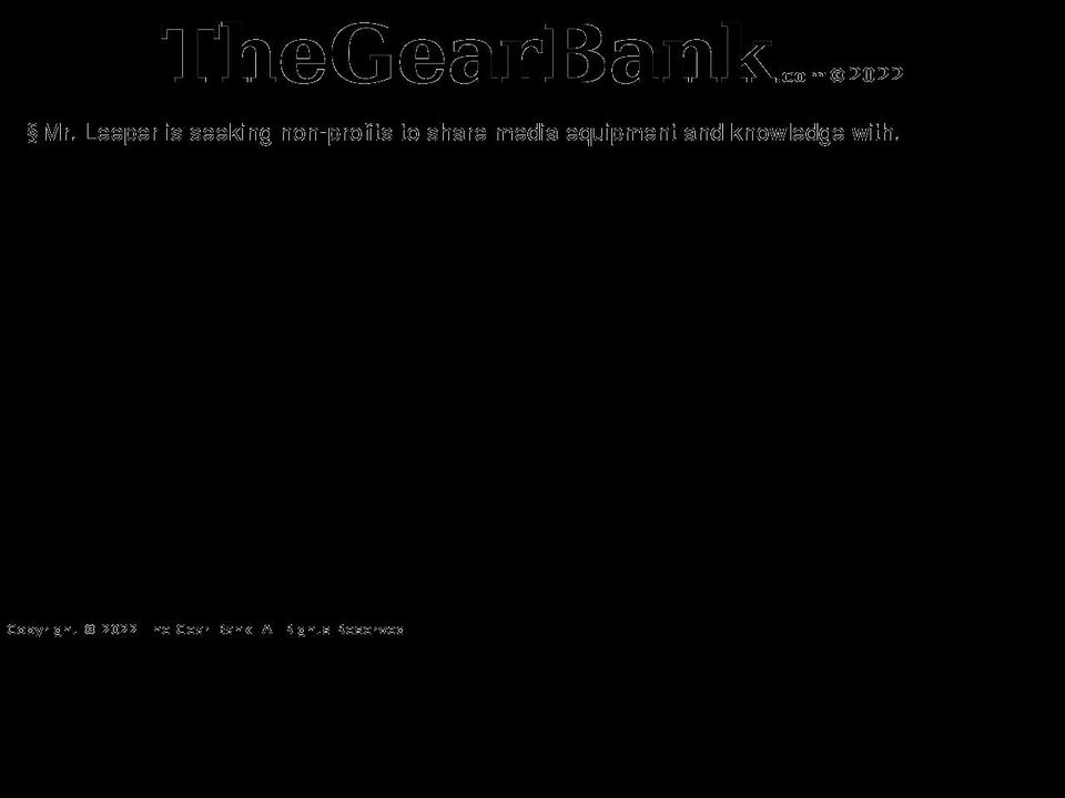 thegearbank.com — Shopify storefront screenshot
