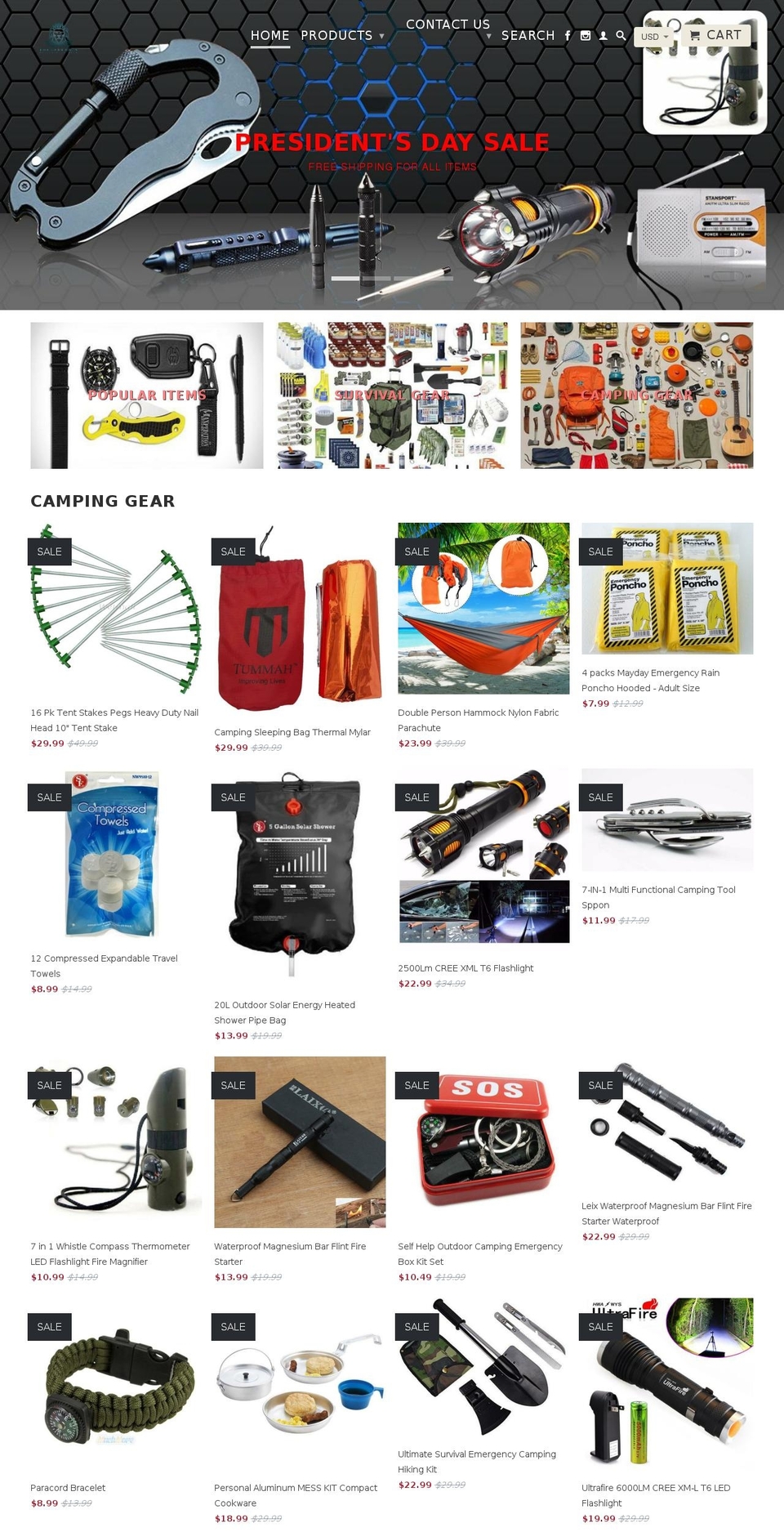thegearbros.com — Shopify storefront screenshot